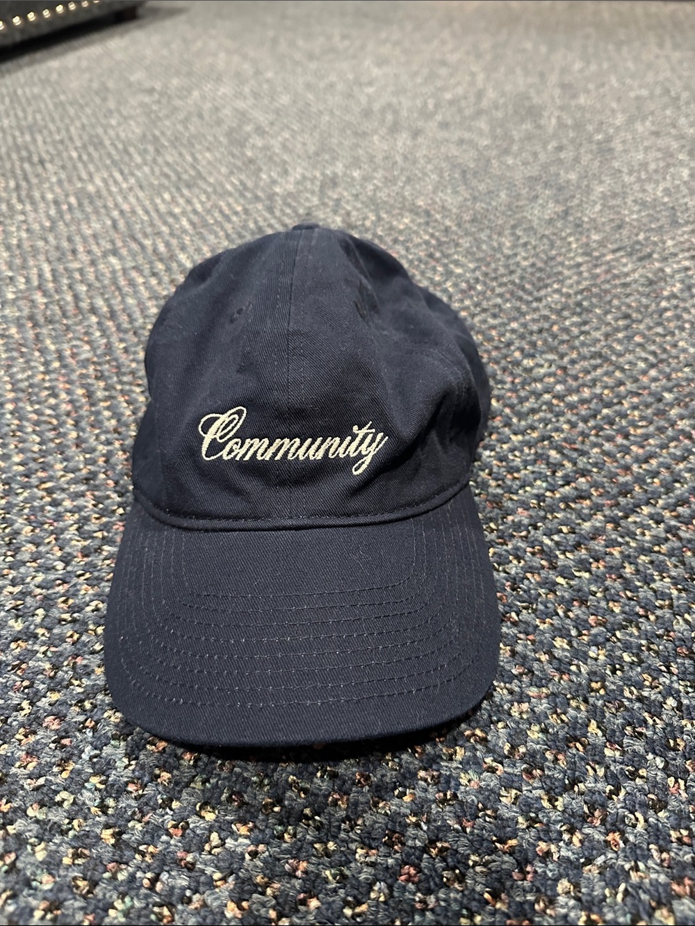 ROLE MODEL MERCH- Community Embroidered Navy Baseball Cap